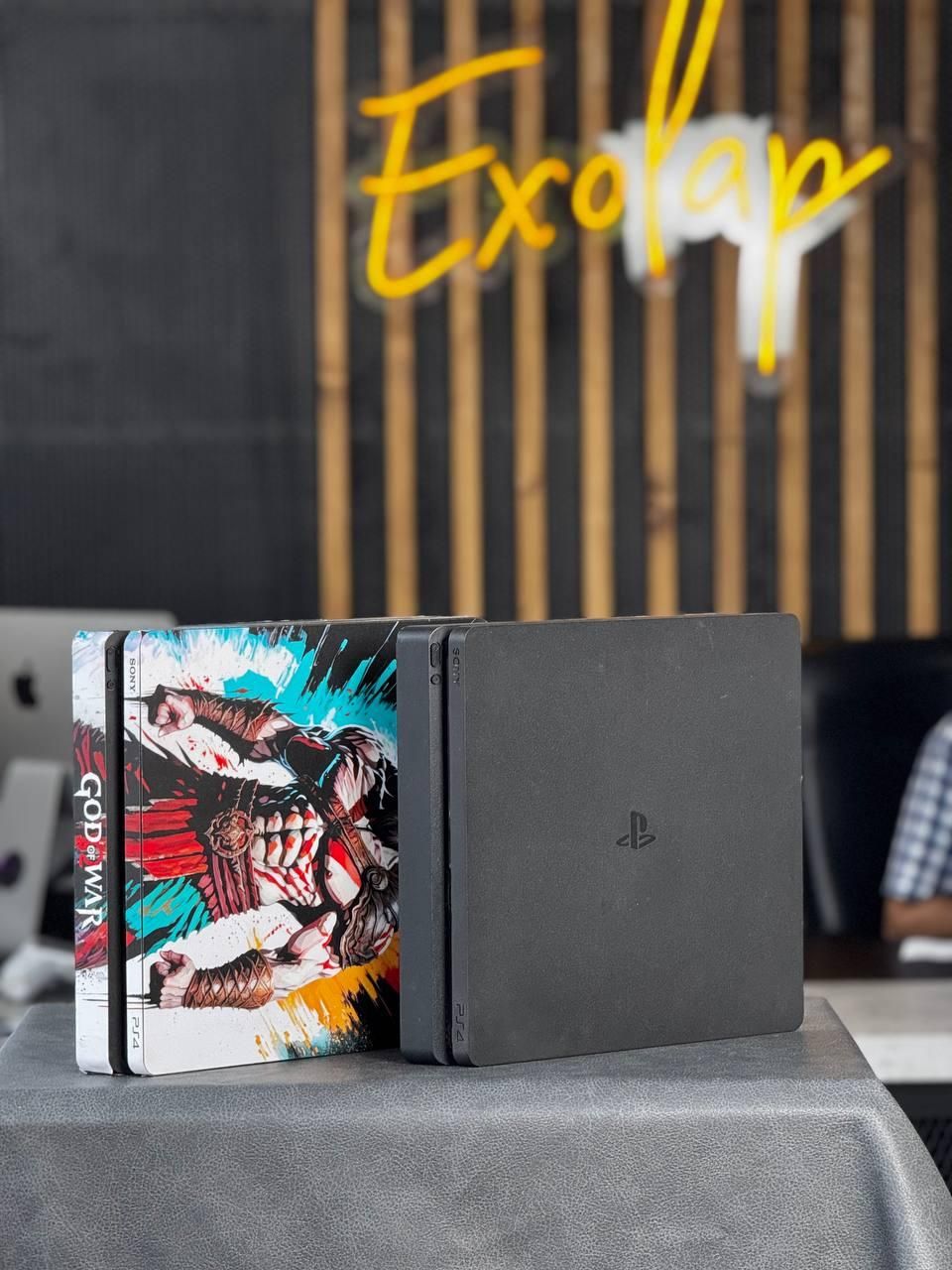 کنسول بازی PS4 slim  کپی خور اسلیم یک ترا با بازی|کنسول، بازی ویدئویی و آنلاین|یزد, |دیوار