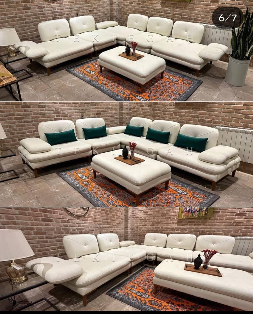 مبل پازلی ۸نفره تختشو|مبلمان خانگی و میز عسلی|کاشان, فاز ۲ ناجی آباد|دیوار