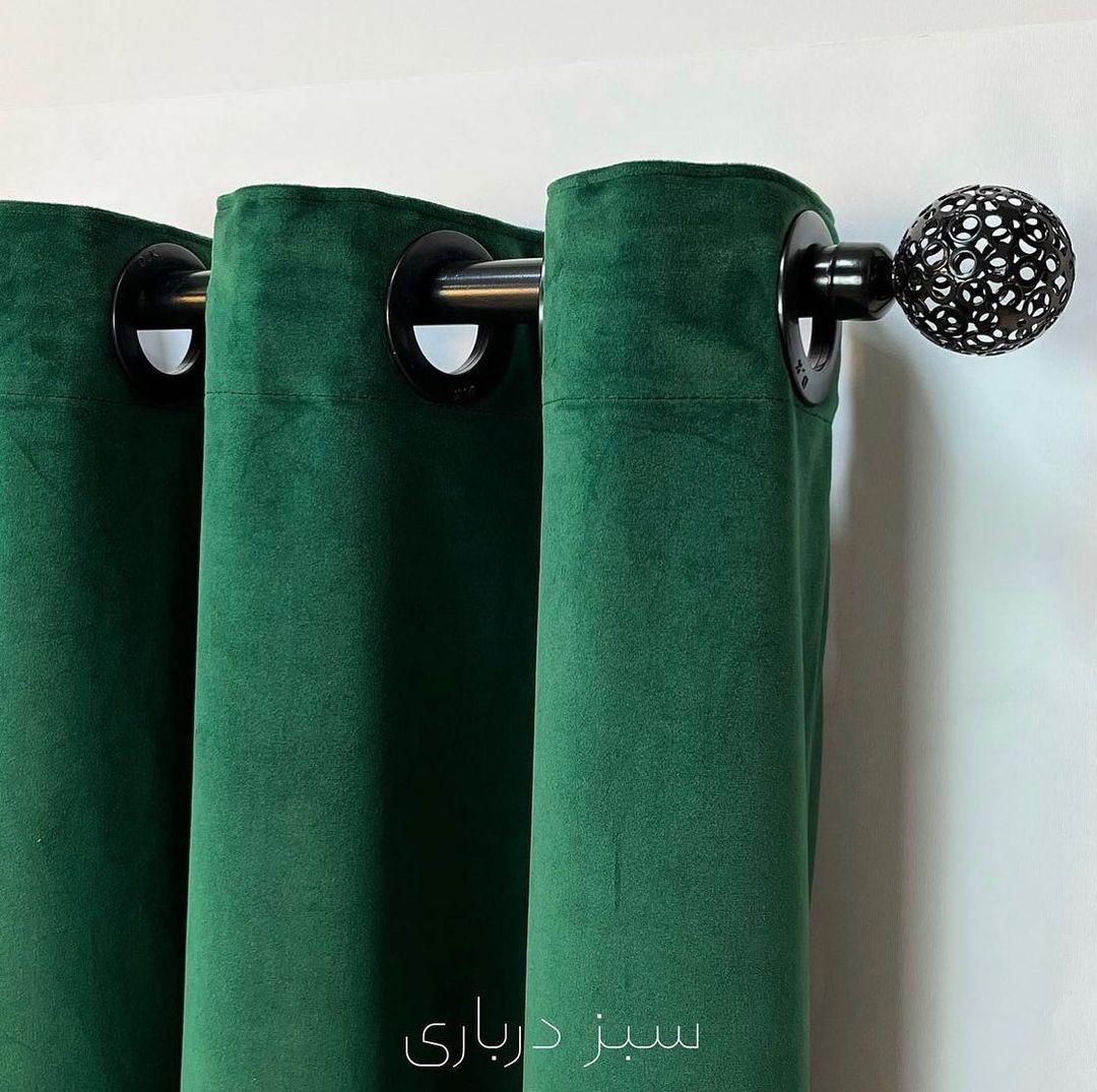 پرده آماده مخمل پانچ و مینیمال اقساط|پرده، رانر، رومیزی|اصفهان, شهشهان|دیوار