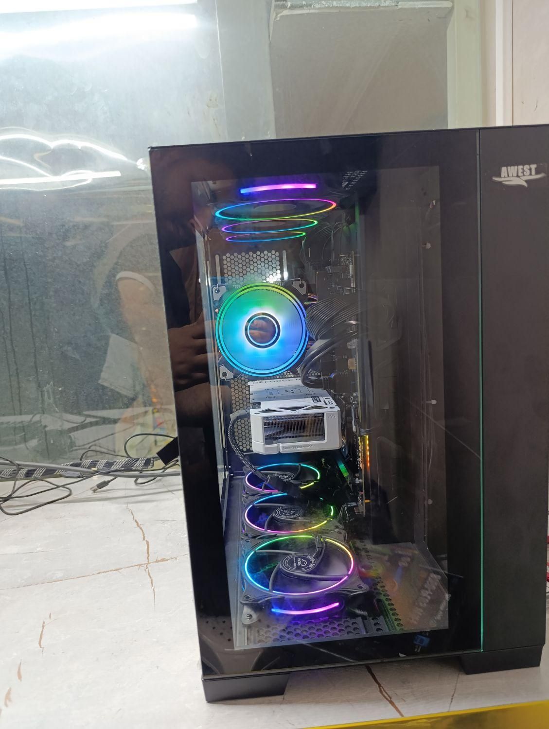 کیس گیمینگ نسل دوازدهم RAM16/CPU I3 12100/RX580 8G|رایانه رومیزی|بوشهر, |دیوار