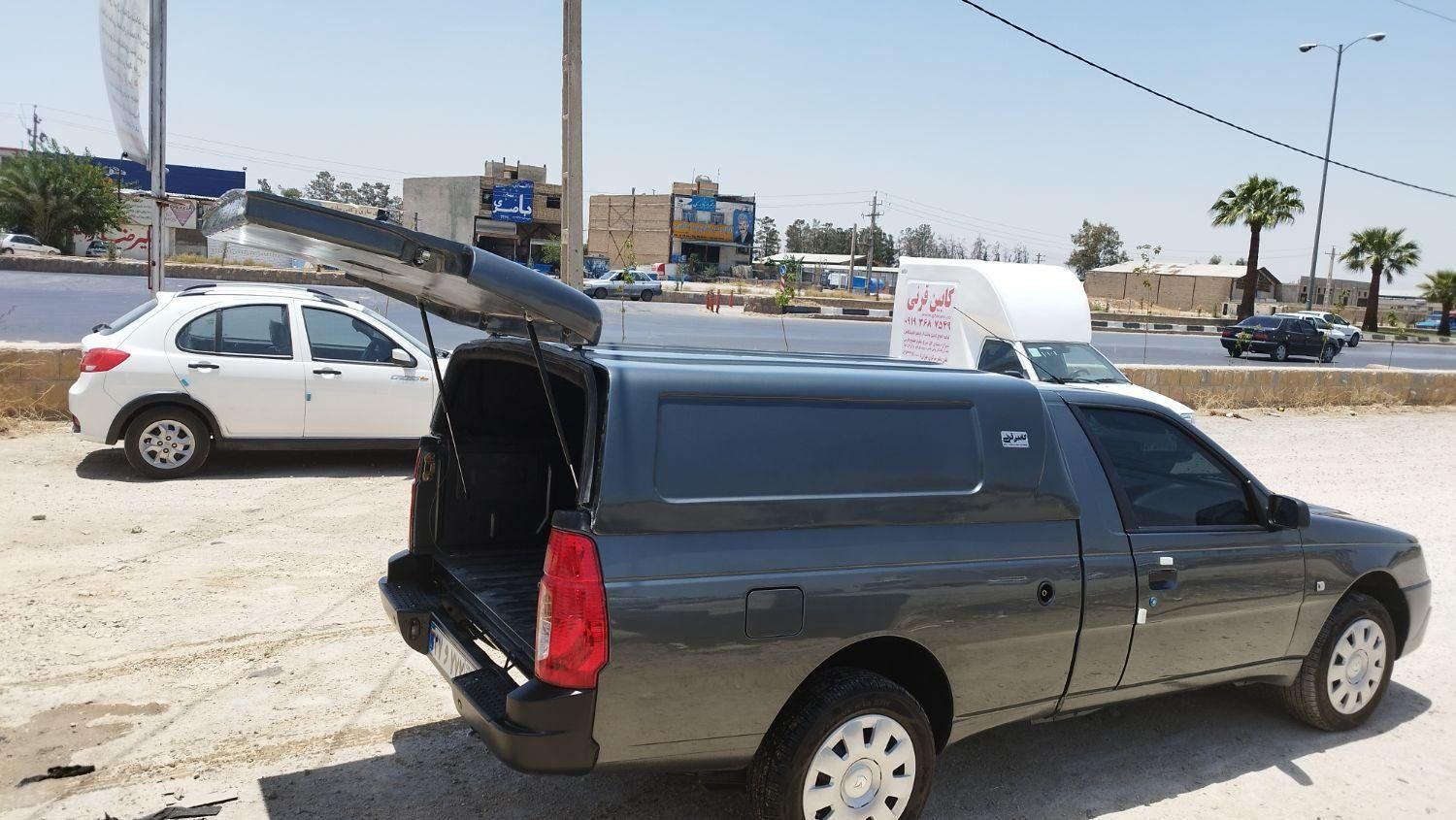 اتاق عقب اریسان وانت بار مسقف فایبرگلاس کفی لاینر|قطعات یدکی و لوازم جانبی|نورآباد ممسنی, |دیوار