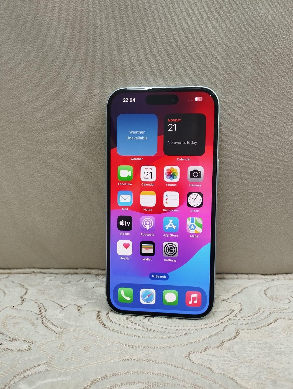 اپل iPhone 15 با حافظهٔ ۱۲۸ گیگابایت|موبایل|تهران, ولنجک|دیوار