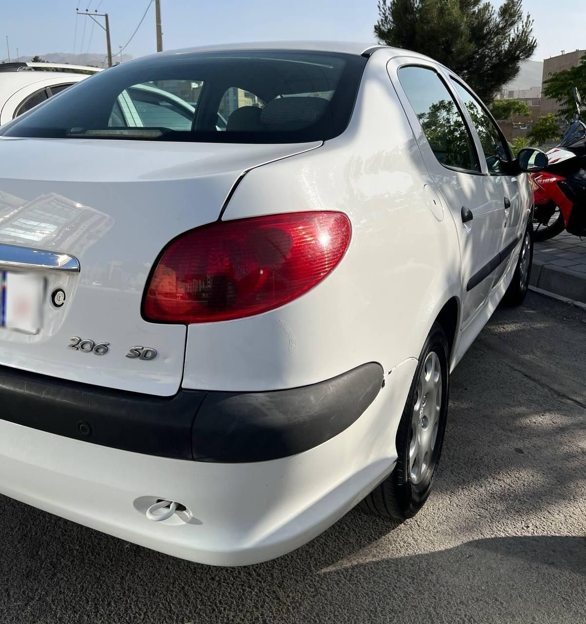 پژو 206 SD V8، مدل ۱۳۹۵|خودرو سواری و وانت|همدان, |دیوار