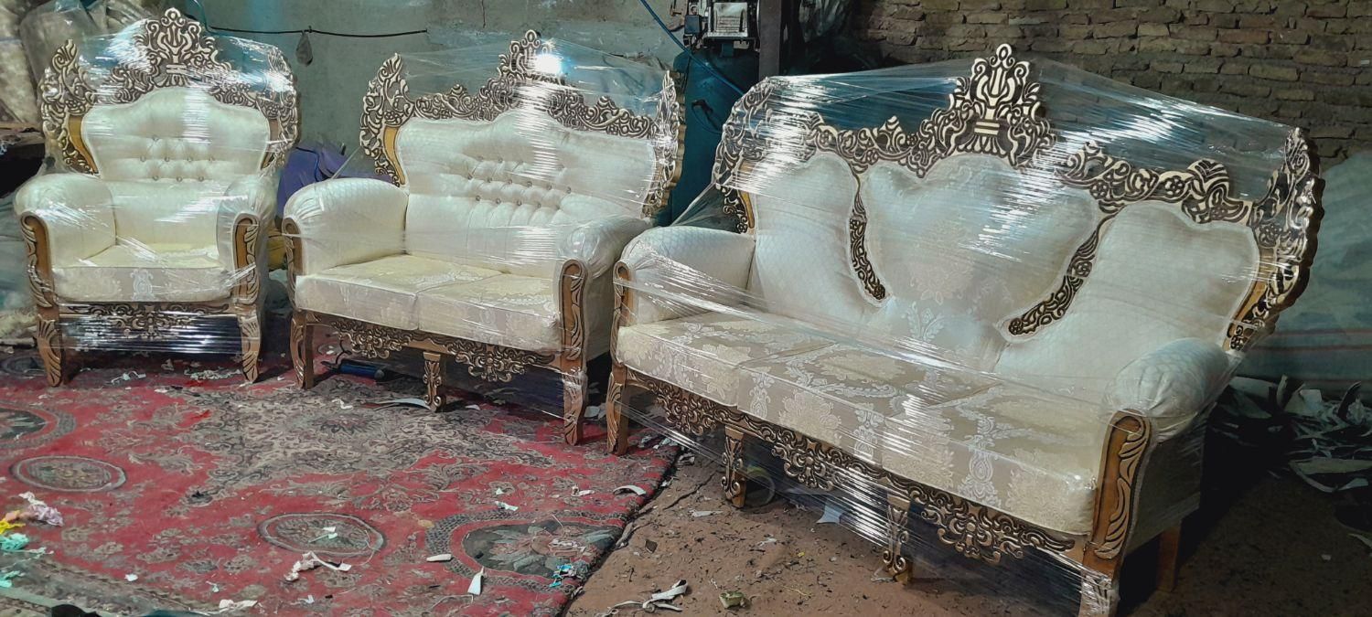 مبل استیل کلاسیک و سلطنتی مدل جام|مبلمان خانگی و میز عسلی|تهران, یافت‌آباد|دیوار