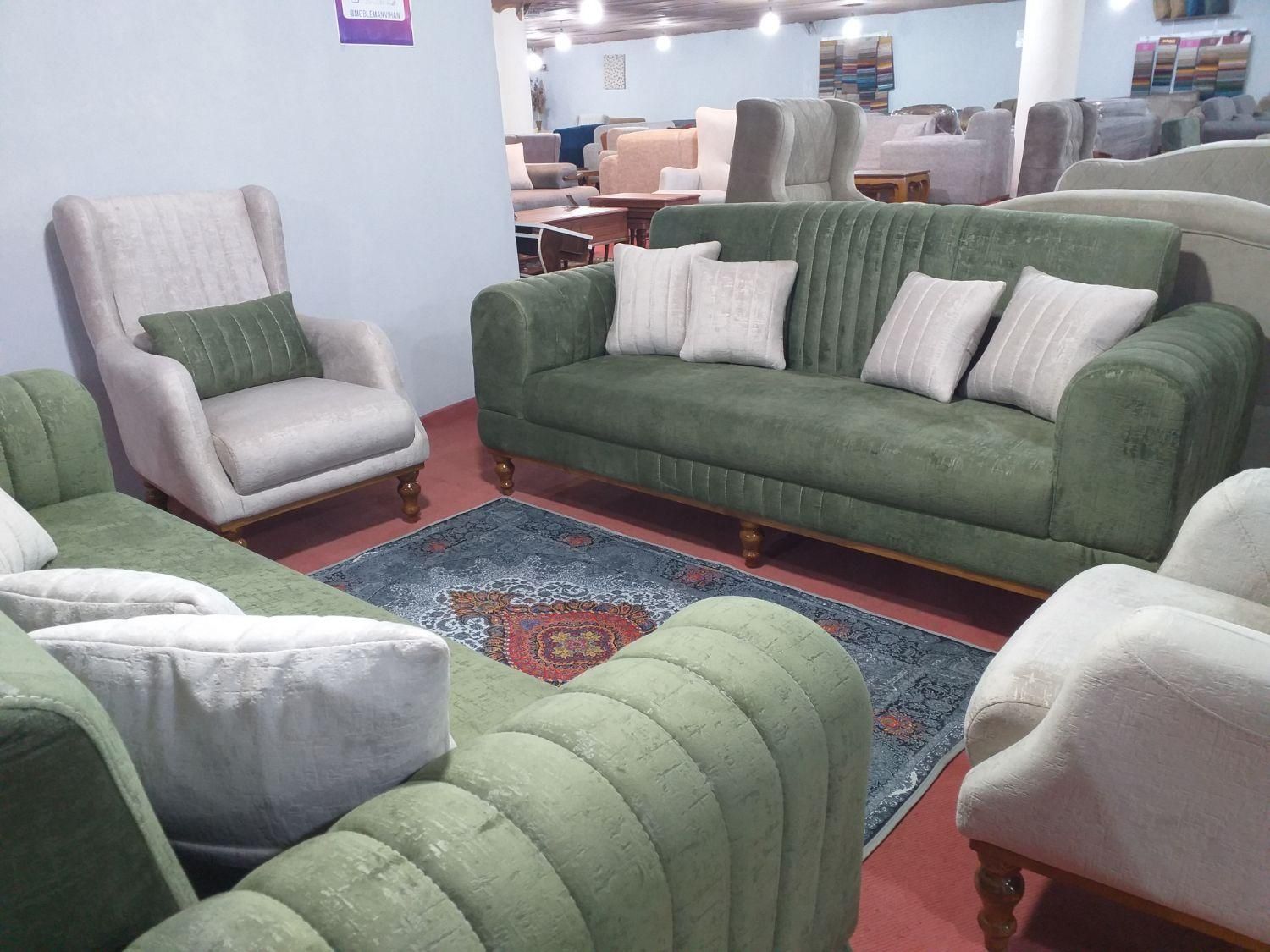 مبل سلین. طرح پیکاسو. رنگبندی متنوع.‌چکی بدون سود|مبلمان خانگی و میز عسلی|ساری, |دیوار