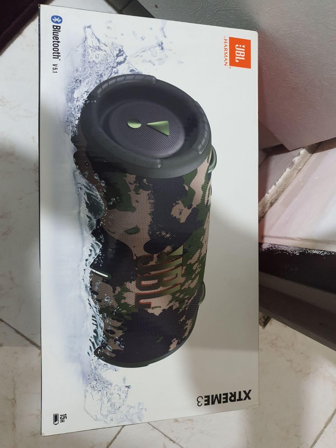 اسپیکر شارژی جی بی ال Xtreme 3 در حد آک jbl|پخش‌کننده همراه|قرچک, |دیوار