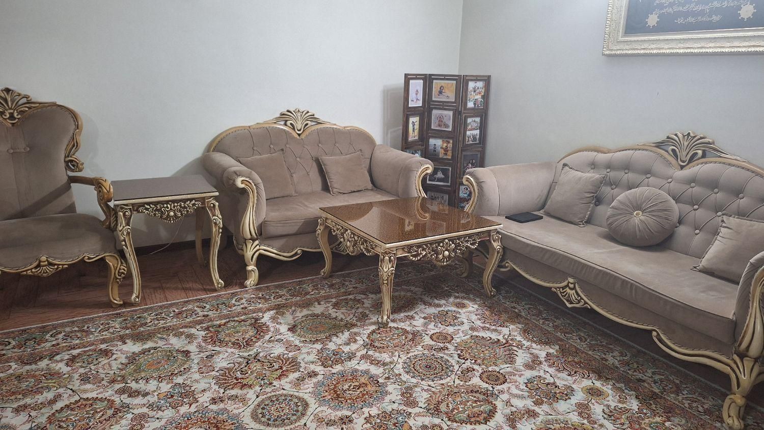 مبل هفت نفره کلاسیک|مبلمان خانگی و میز عسلی|تهران, شادآباد|دیوار