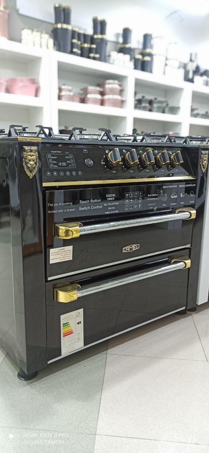 گاز کشو دارطرح فر رویه شیشه|اجاق گاز و لوازم برقی پخت‌وپز|کاشان, معلم|دیوار