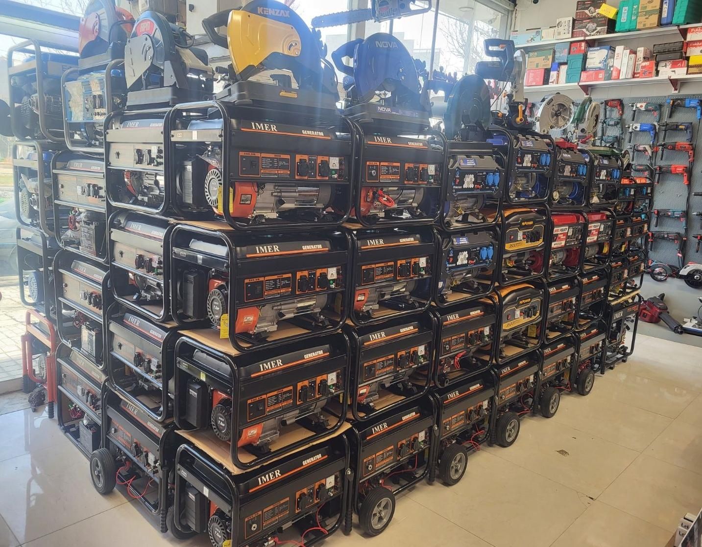 موتور برق تمام مس دو زمانه استارتی هندلی موتوربرق|فروشگاه و مغازه|مشهد, هنرور|دیوار