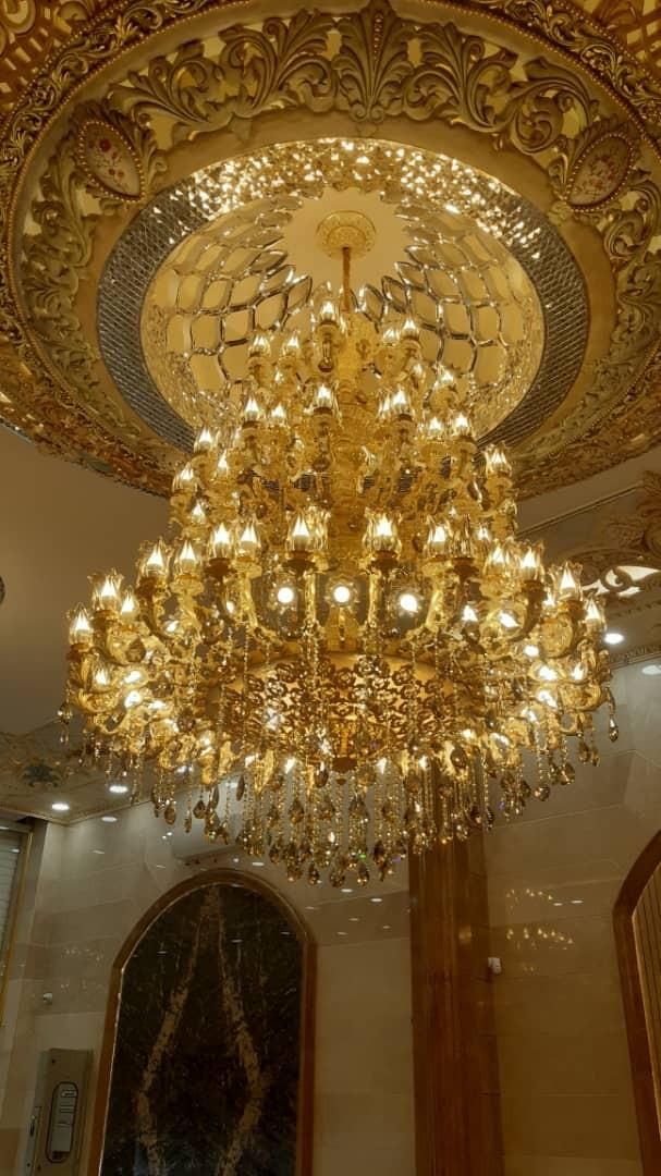 لوسترهای طبقاتی  تولید کننده|لوستر و چراغ آویز|یزد, |دیوار
