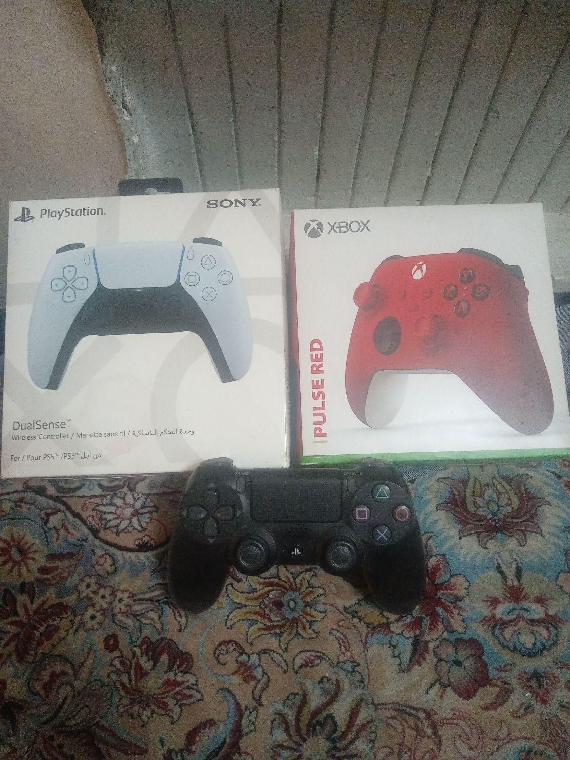 دسته ps5 و دسته Xbox series xs اکبند و دسته ps4 نو|کنسول، بازی ویدئویی و آنلاین|تهران, پیروزی|دیوار