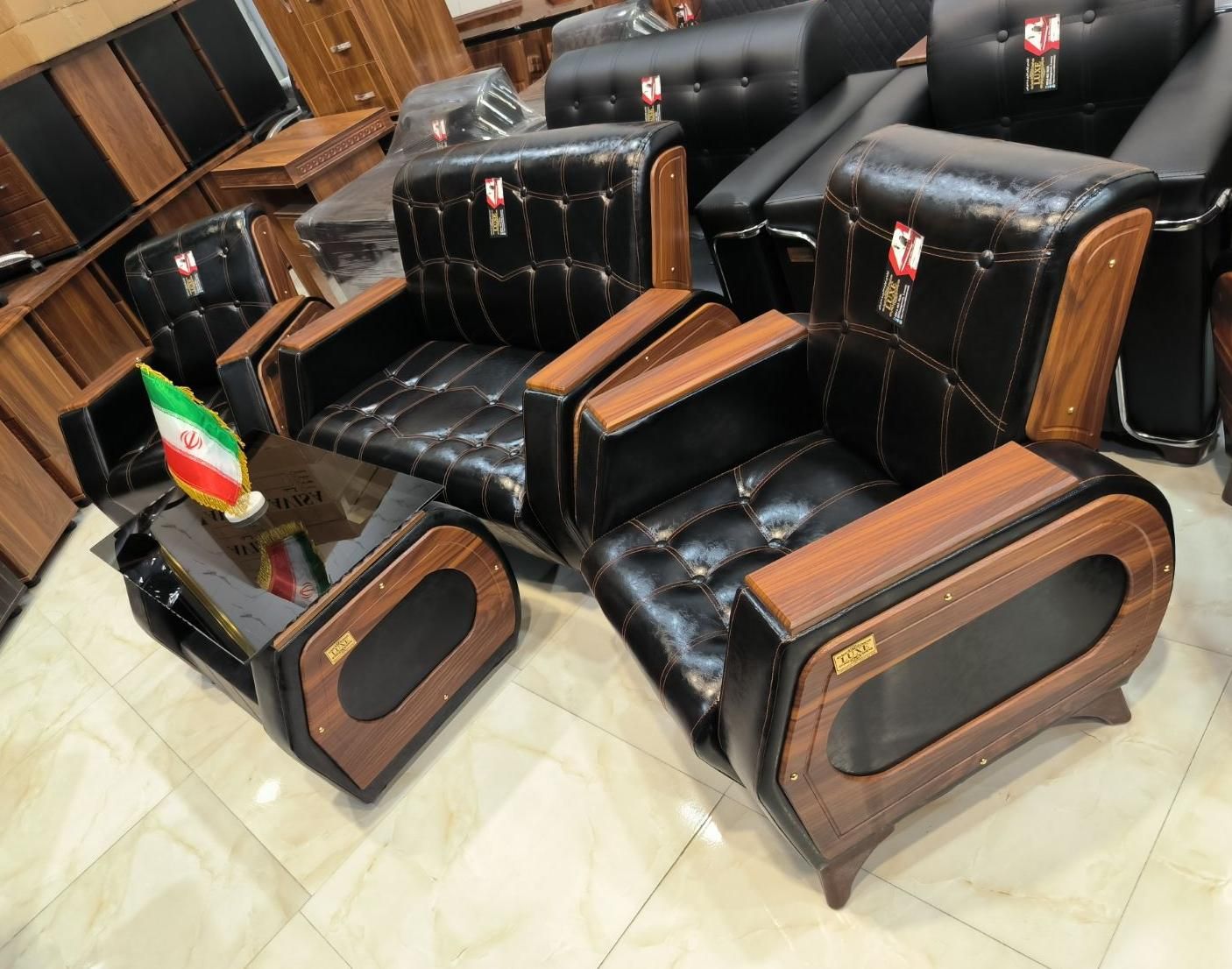 ست نیم ست میز صندلی مدیریت مبلمان اداری۸ مبل نیمست|صندلی و نیمکت|ارومیه, |دیوار