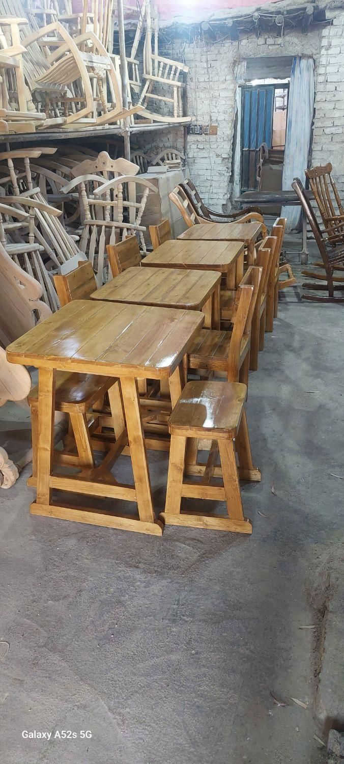 میز و نیمکت کافه تراس باغ رستوران|میز و صندلی غذاخوری|شیراز, عادل آباد|دیوار