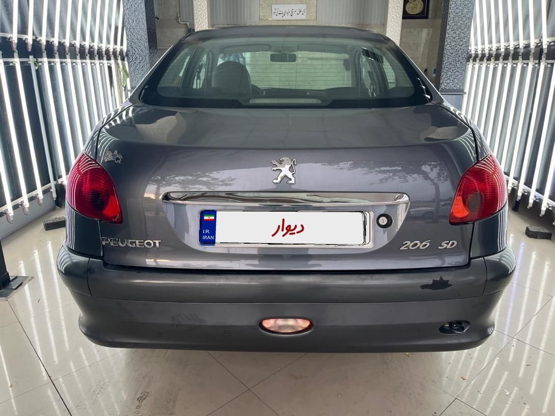پژو 206 SD V8، مدل ۱۳۹۰|خودرو سواری و وانت|قزوین, |دیوار