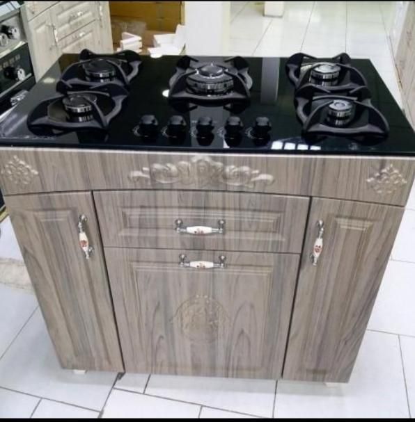 اجاق گاز صفحه ای + کمد کلاسیک PAS|اجاق گاز و لوازم برقی پختوپز|یزد, |دیوار