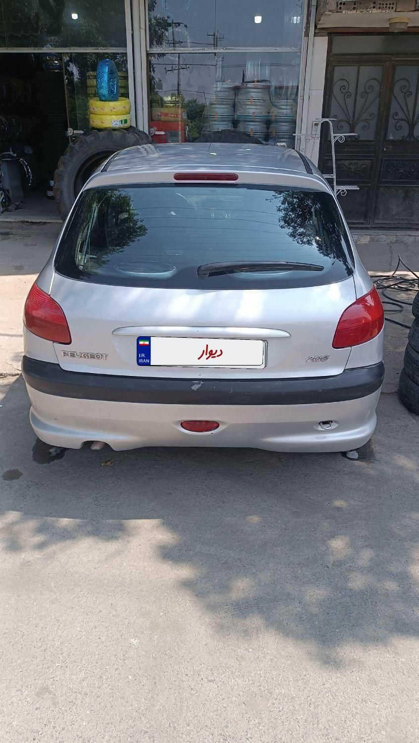پژو 206 تیپ ۲، مدل ۱۳۸۶بدون رنگ و کم کار|خودرو سواری و وانت|نیشابور, باغ نو|دیوار