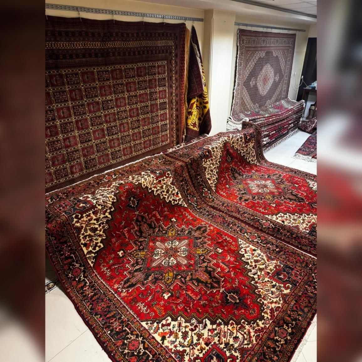 دو تخته شش متری کمیاب بافت هریس|فرش|تهران, یوسف‌آباد|دیوار