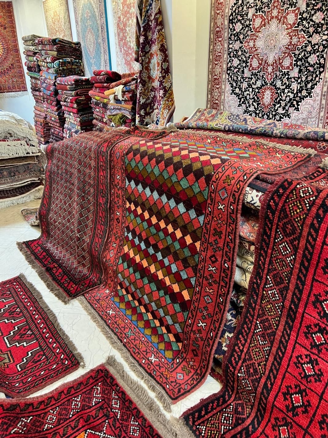 قالیچه عشایری دستباف|فرش|تهران, سعادت‌آباد|دیوار