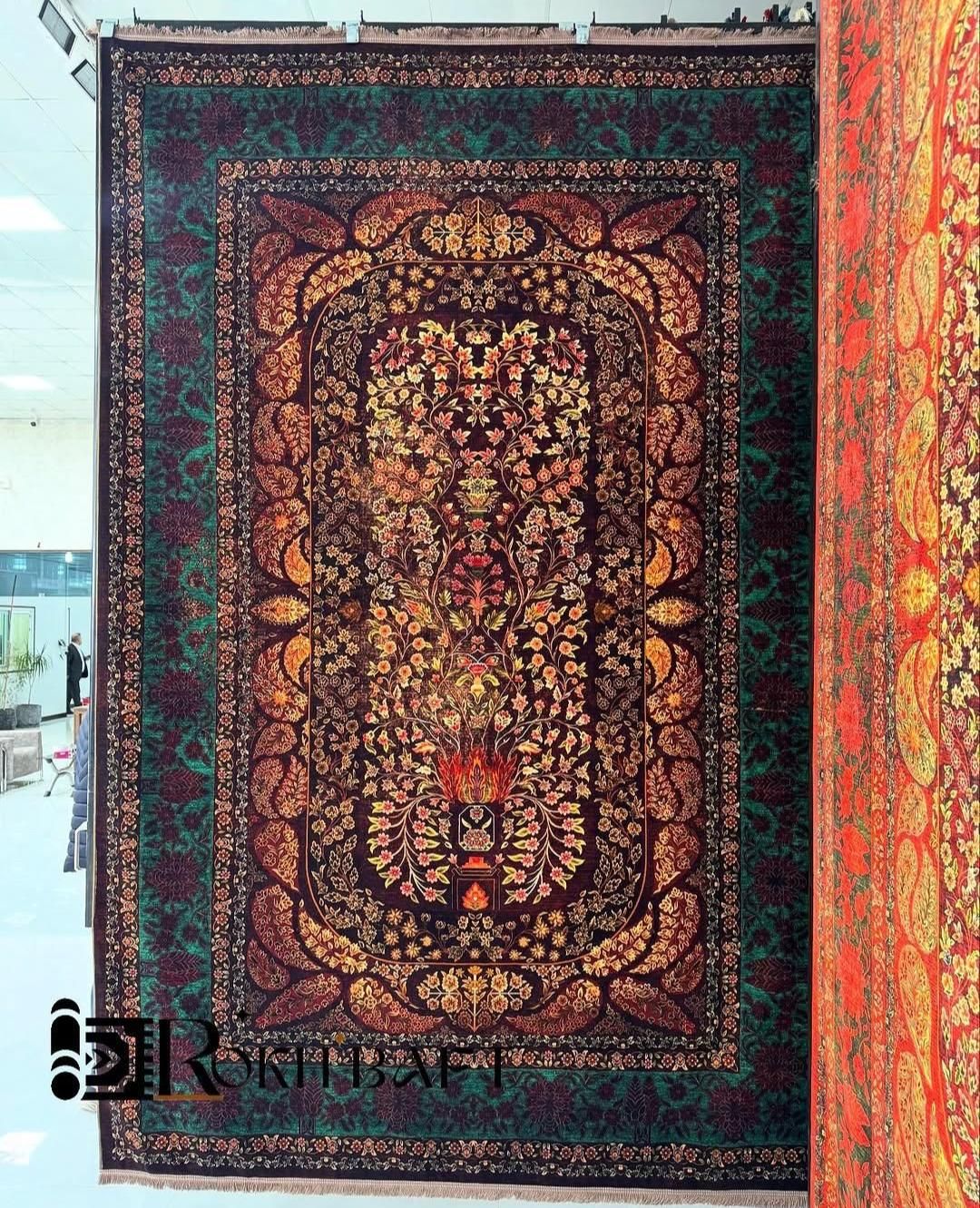 فرش ۱۲۰۰ شانه دنیای فرش صفاریان|فرش|شیراز, عادل آباد|دیوار