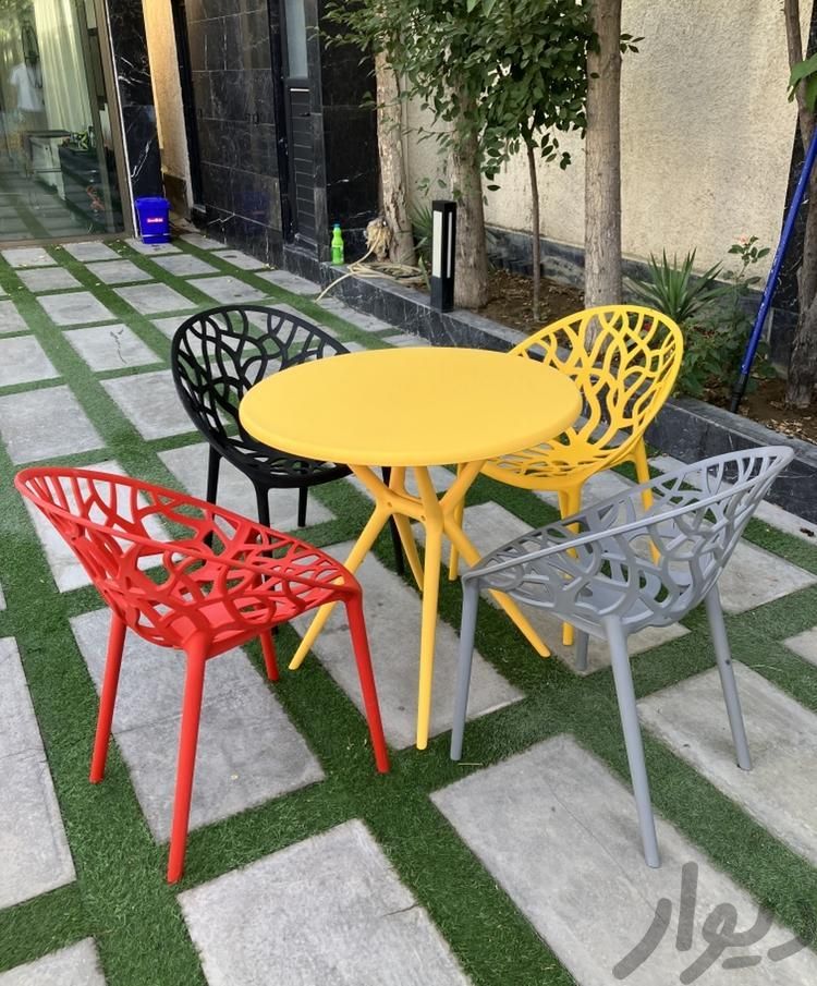 صندلی غذاخوری مدل شاخ و برگی باغی رستورانی|میز و صندلی غذاخوری|تهران, یافت‌آباد|دیوار