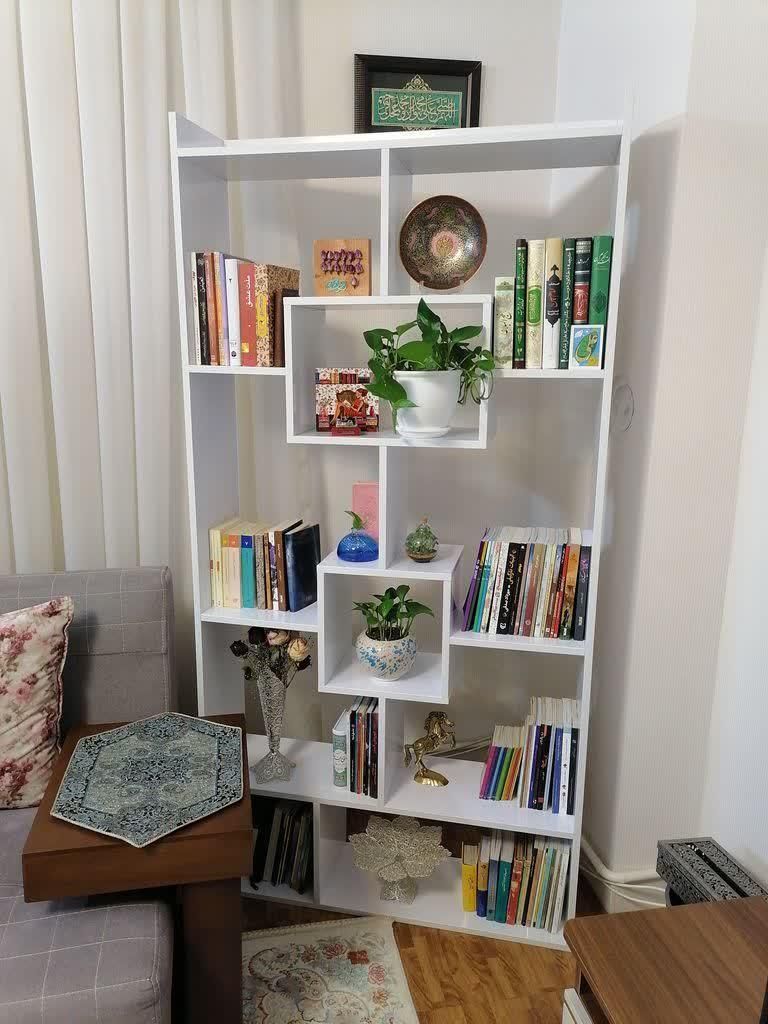کتابخانه‌ ویترین مدل ماوی بهمراه ارسال|کتابخانه، شلف، قفسه‌های دیواری|تهران, صادقیه|دیوار