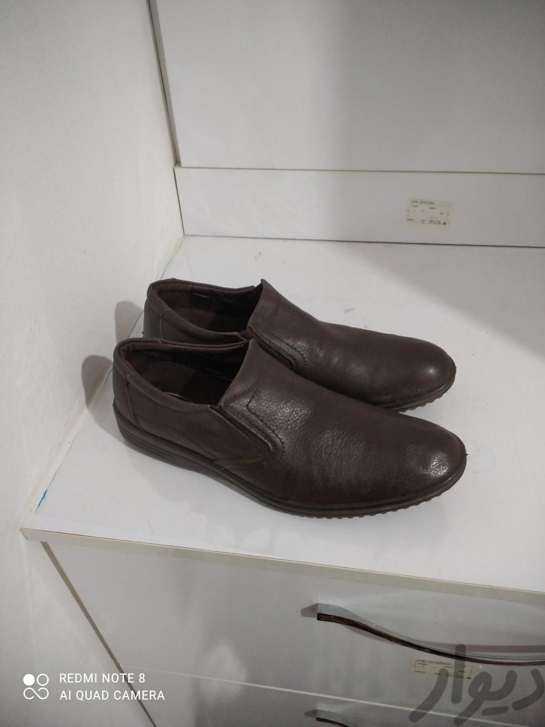 کفش چرم قهوه ای نو فری سایز|کیف، کفش و کمربند|اصفهان, رکن‌الدوله|دیوار