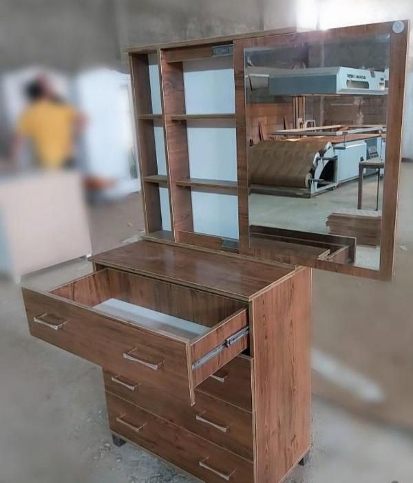 ست کمد لباس و میز آرایش و دراور ملامینه|جاکفشی، کمد، دراور|یزد, |دیوار