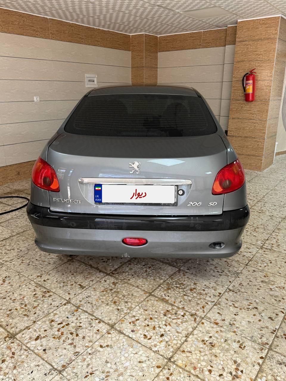 پژو 206 SD V8، مدل ۱۳۹۶|خودرو سواری و وانت|کرمانشاه, |دیوار
