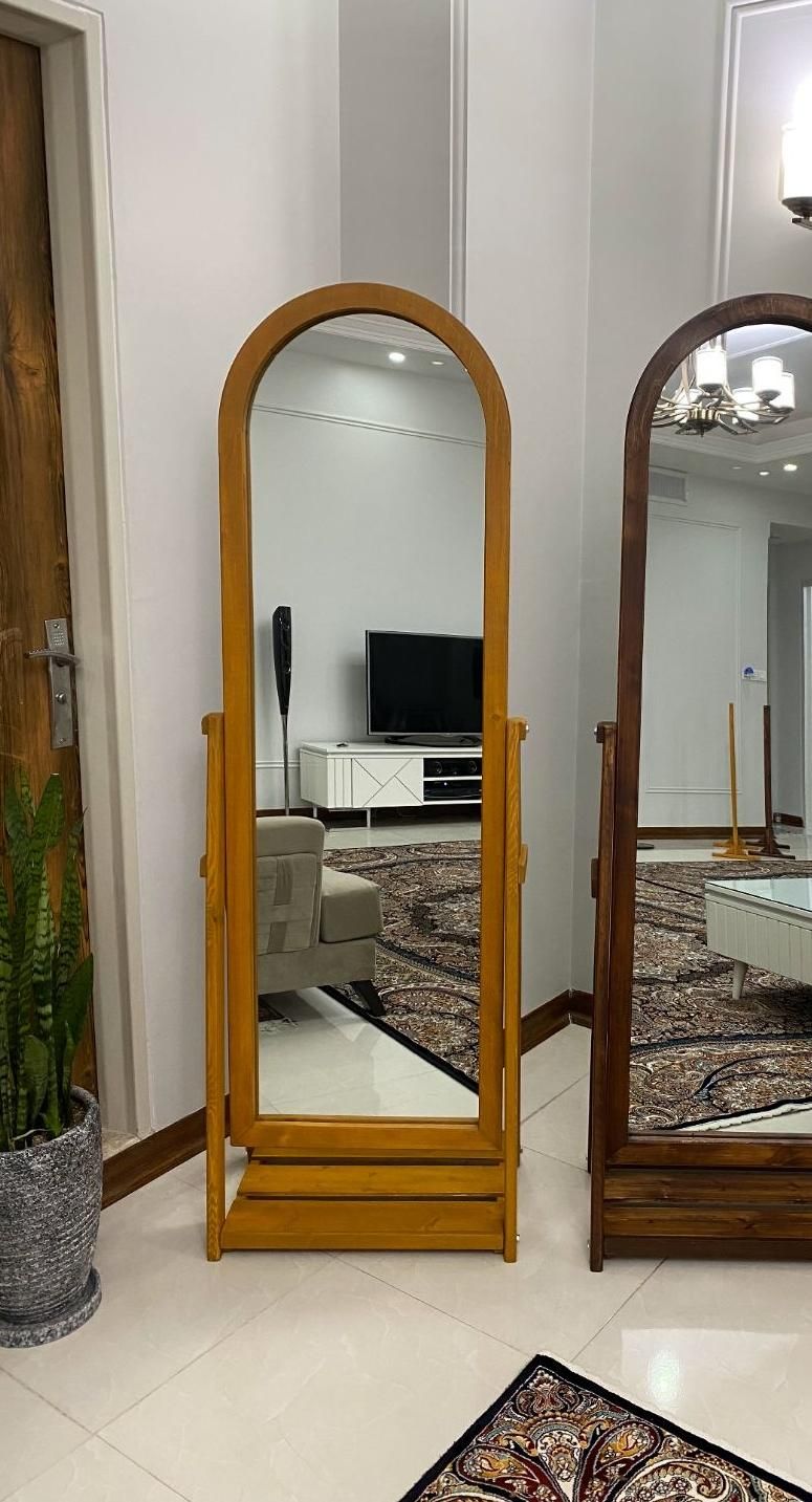 آینه قدی هلالی کد ۴۷ چوب روسی طرح ارکیده مزونی|آینه|تهران, جنت‌آباد جنوبی|دیوار
