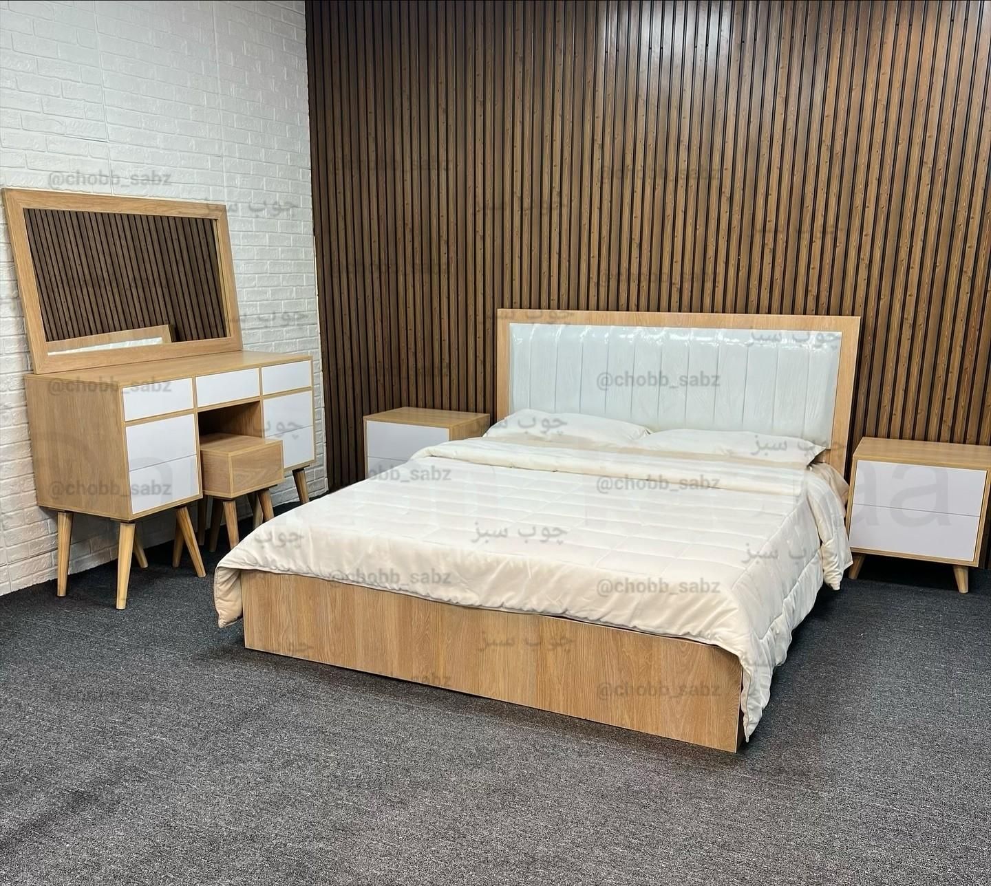سرویس خواب مدل ساحِل|تخت و سرویس خواب|قروه, |دیوار