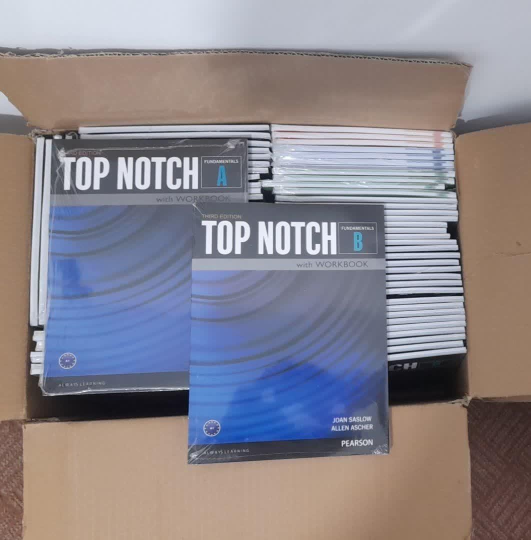 کتاب زبان تاپ ناچ top notch  (ارسال رایگان)|کتاب و مجله آموزشی|قم, آزادگان|دیوار