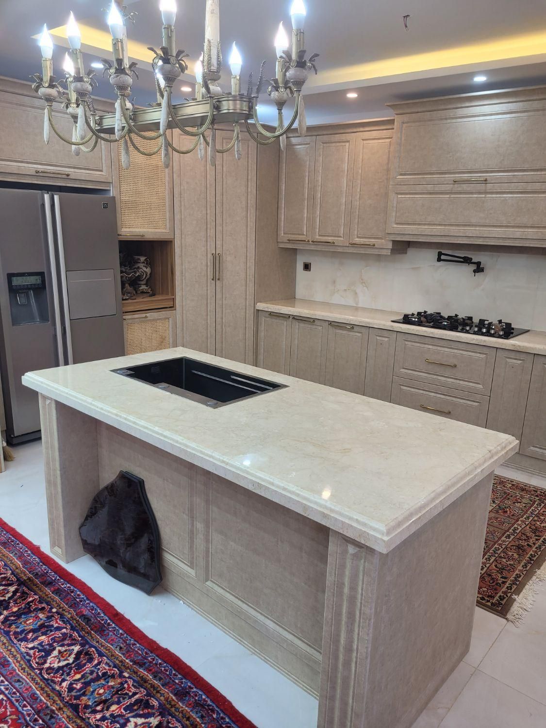 صفحه سنگ کابینت و کانتر کرم|مصالح و تجهیزات ساختمان|اراک, |دیوار