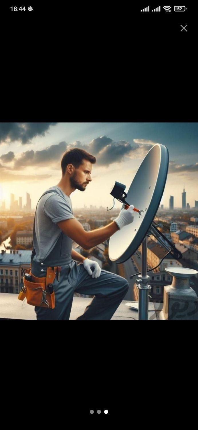 نصب.تنظیم.تعمیر انواع آنتن و گیرنده|خدمات پیشه و مهارت|اهواز, کوروش|دیوار