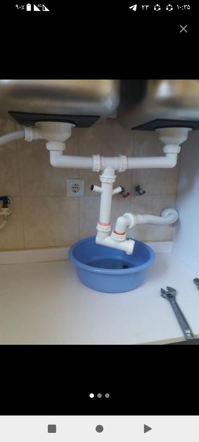 لوله کشی آب خورده کاری نصب شیرالات|خدمات پیشه و مهارت|اردبیل, |دیوار