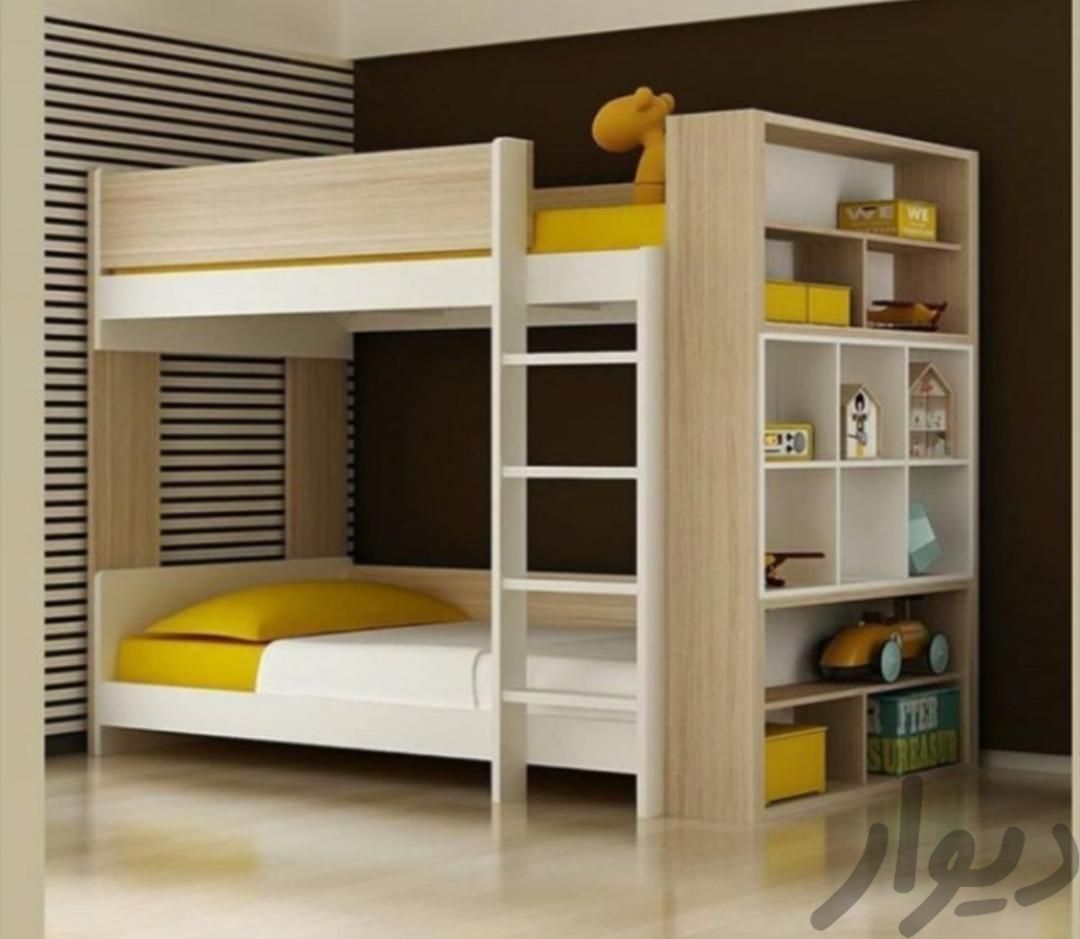 تخت تختخواب دو طبقه مدل دلوین|تخت و سرویس خواب|تهران, اندیشه (شهر زیبا)|دیوار
