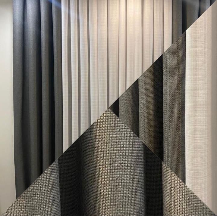 ترکیب زیبای کتان نازک و پارچه هازان در همه رنگ|پرده، رانر، رومیزی|تبریز, |دیوار