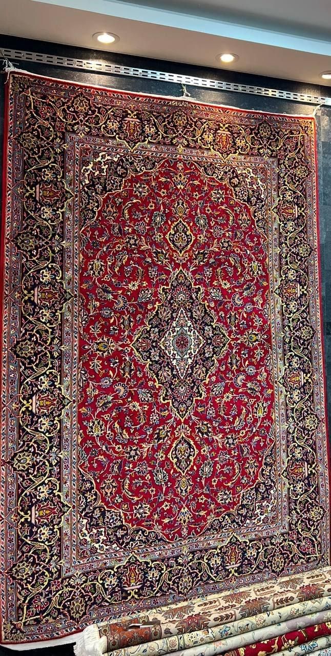 یک جفت قالیچه ۳ متری کاشان کرک مارک شادسر ریز بافت|فرش|تهران, بازار|دیوار