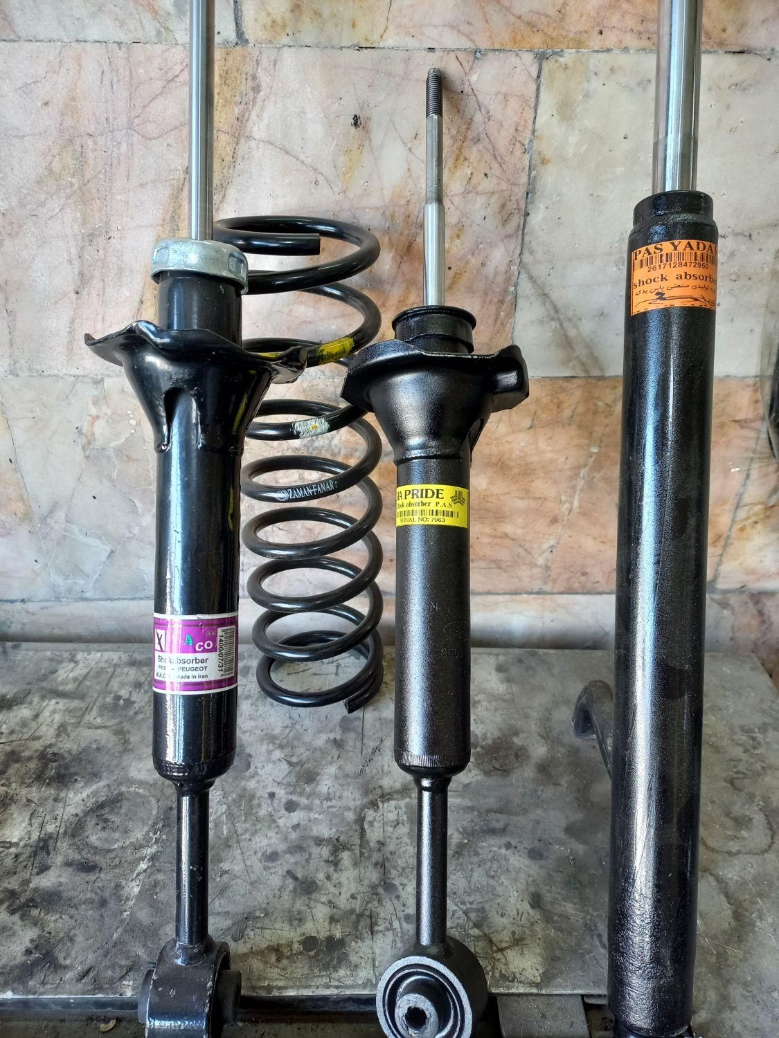 کمک فنر ۲۰۶ پیکانL90پراید.تیبا|قطعات یدکی و لوازم جانبی|تهران, تهرانسر شرقی|دیوار