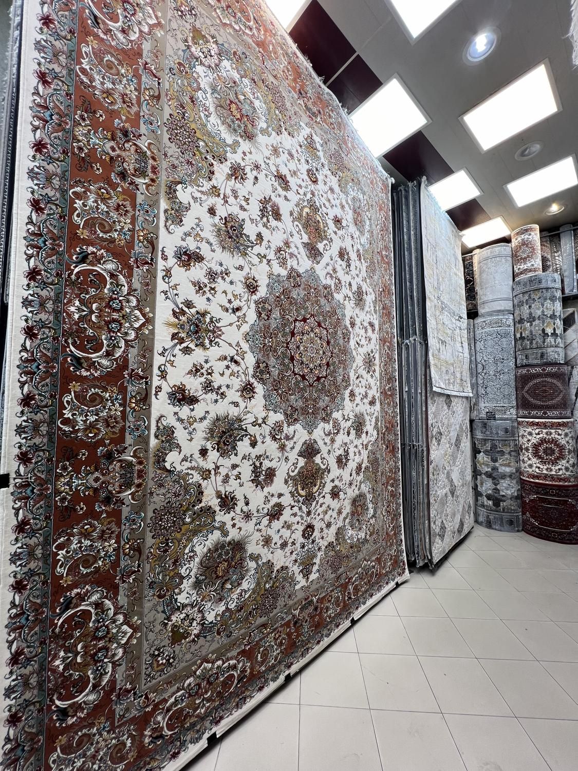 فرش نادر ۱۲ متر خطیبی قالی تارا تبریز (در ۱۱۹مدل|فرش|تبریز, |دیوار