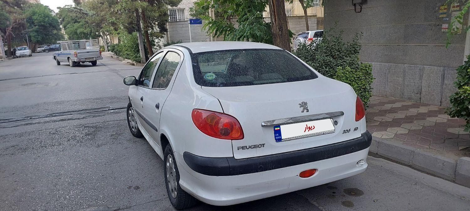 پژو 206 SD V8، مدل ۱۳۹۵|خودرو سواری و وانت|مشهد, شهید فرامرز عباسی|دیوار