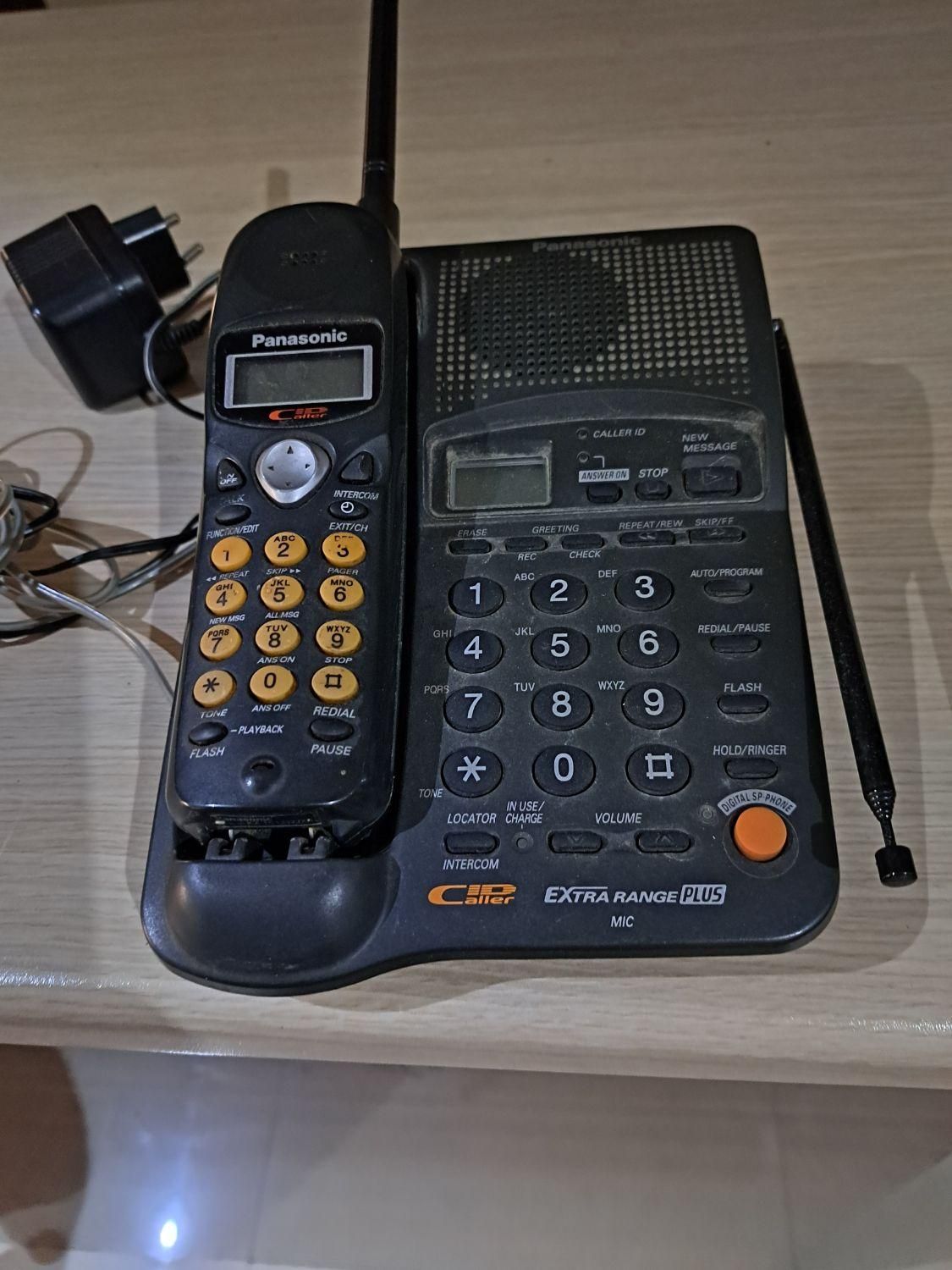 تلفن بیسیم رو میزی پانا سونیک kx1232jxb|تلفن رومیزی|رشت, گلسار|دیوار