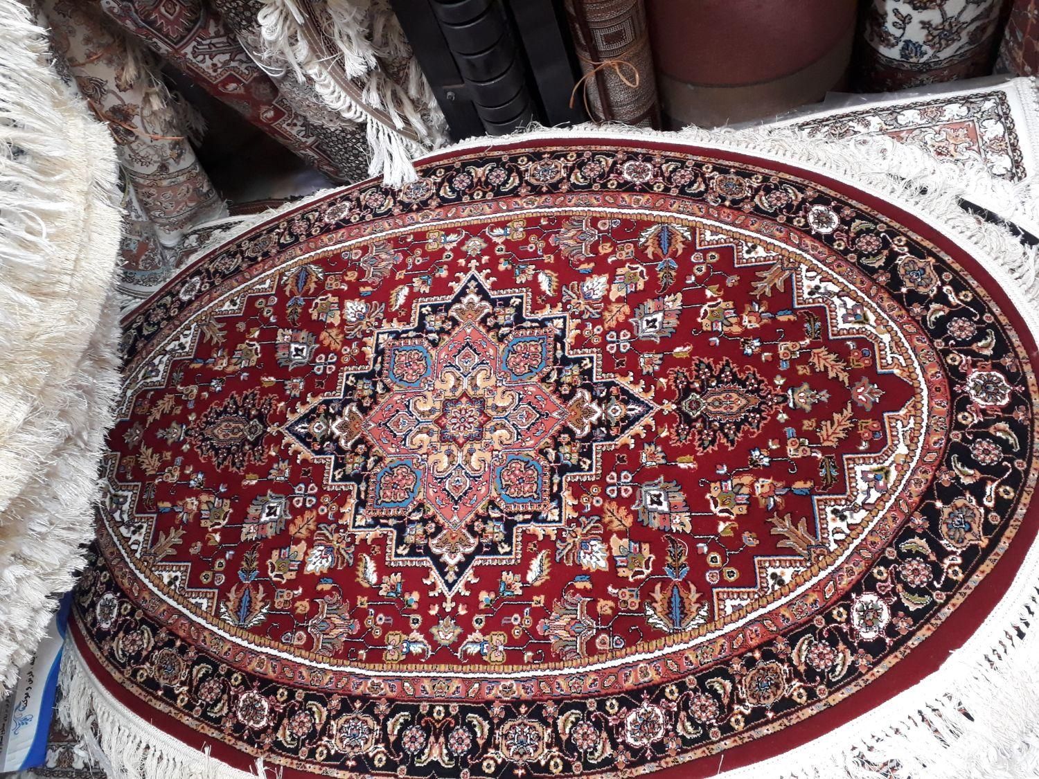 فرش هریس مارک‌سهندتهران بیضی۴مترسایز۱/۵×۲/۲۵|فرش|تبریز, |دیوار