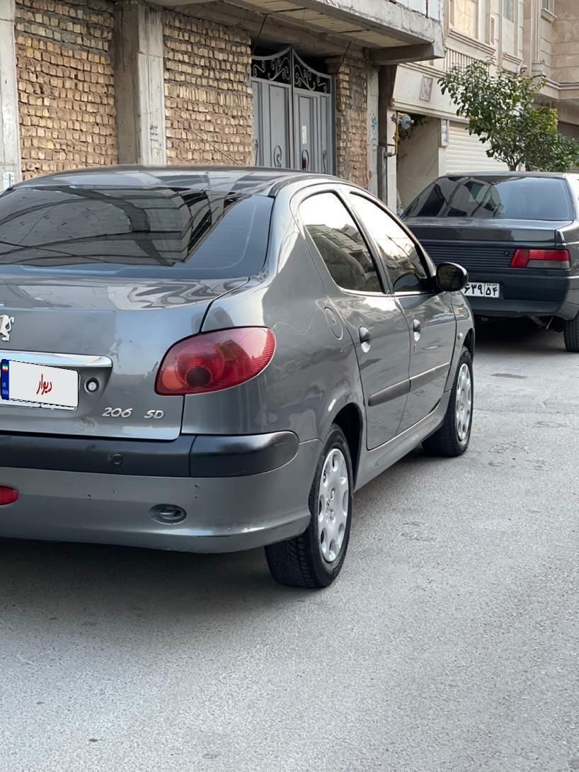 پژو 206 SD V8 موتور بزرگ،مدل ۱۳۹۴|خودرو سواری و وانت|یزد, |دیوار