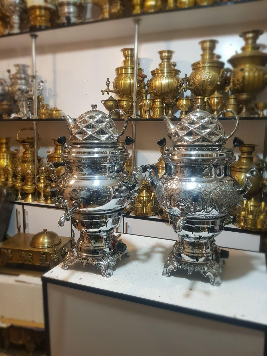 سماور زغالی راپاک برنجی گازی ذغالی منقل سماوری|سماور، چای‌ساز، قهوه‌ساز|کرج, برغان|دیوار