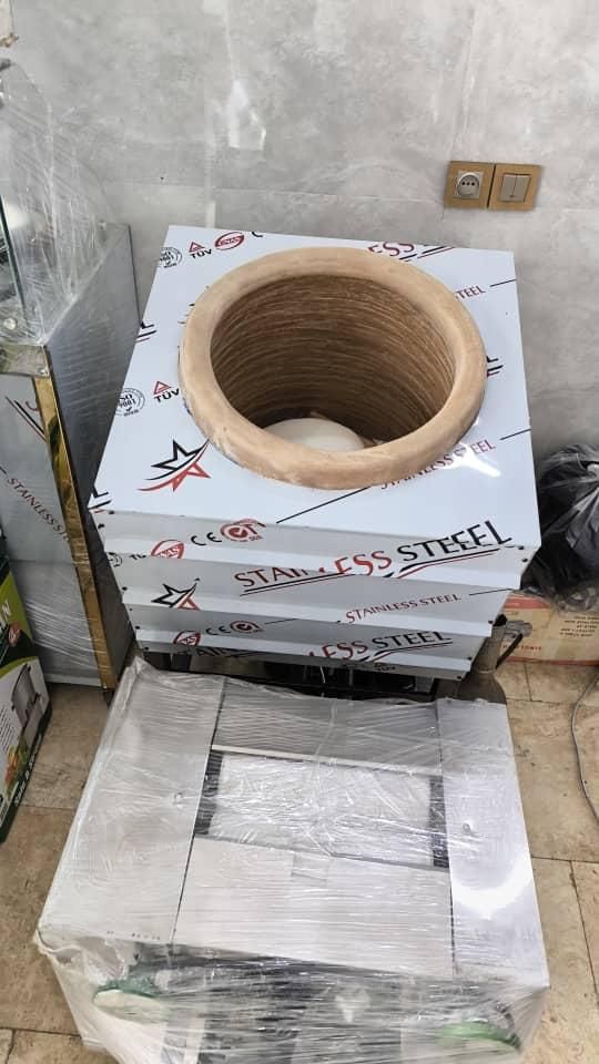 تنور چرخدار گلی پنج نون و همزن خمیر|اجاق گاز و لوازم برقی پخت‌وپز|قزوین, |دیوار