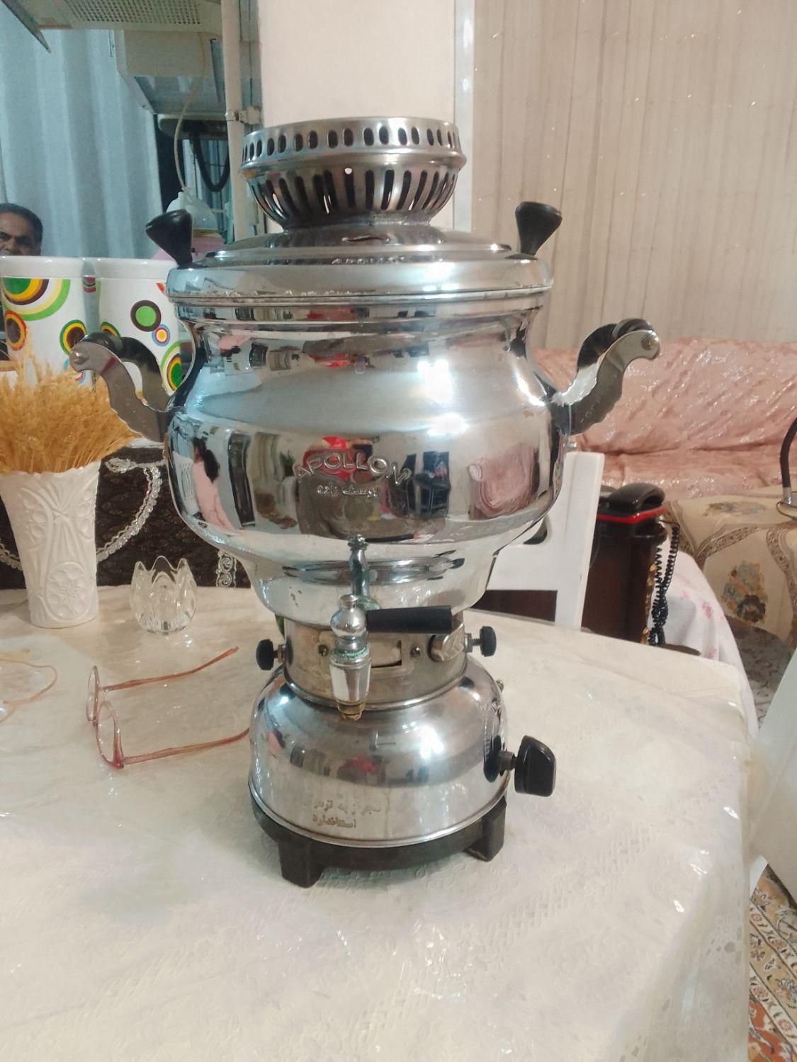 سماور گازی اپولون ۶ لیتری ترموکوپل دار|سماور، چای‌ساز، قهوه‌ساز|کرمانشاه, |دیوار