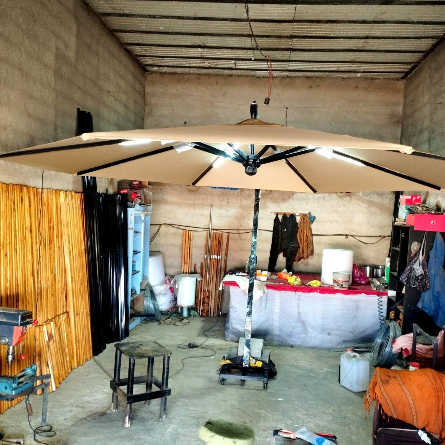 چتر سایبان های چتری پایه وسط و کنار سایه بان|فروشگاه و مغازه|مشهد, رسالت|دیوار