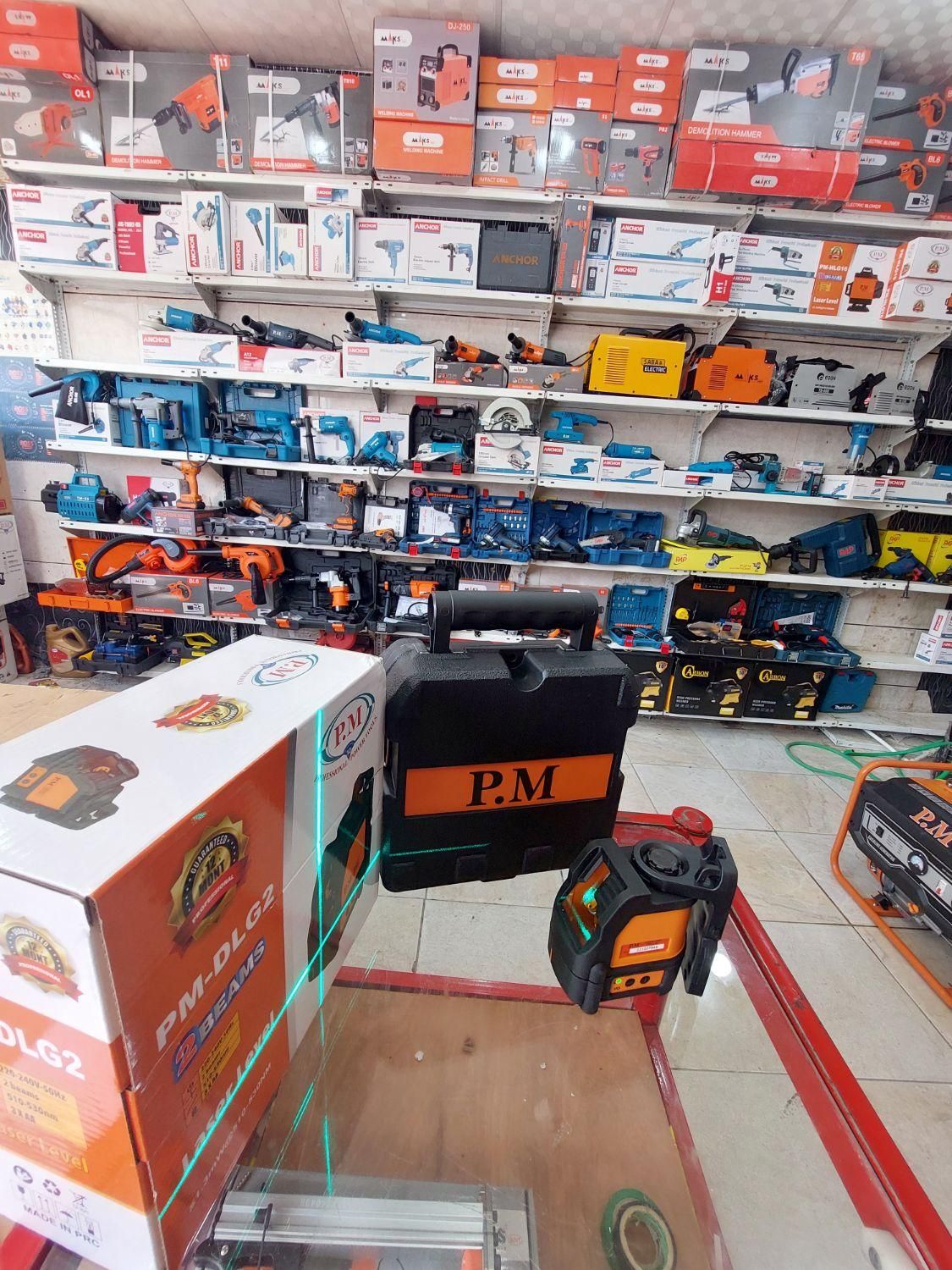 تراز لیزری دوخط نورسبز پی ام انکور باگارانتی DLG2|ابزارآلات|اهواز, کمپلو جنوبی|دیوار