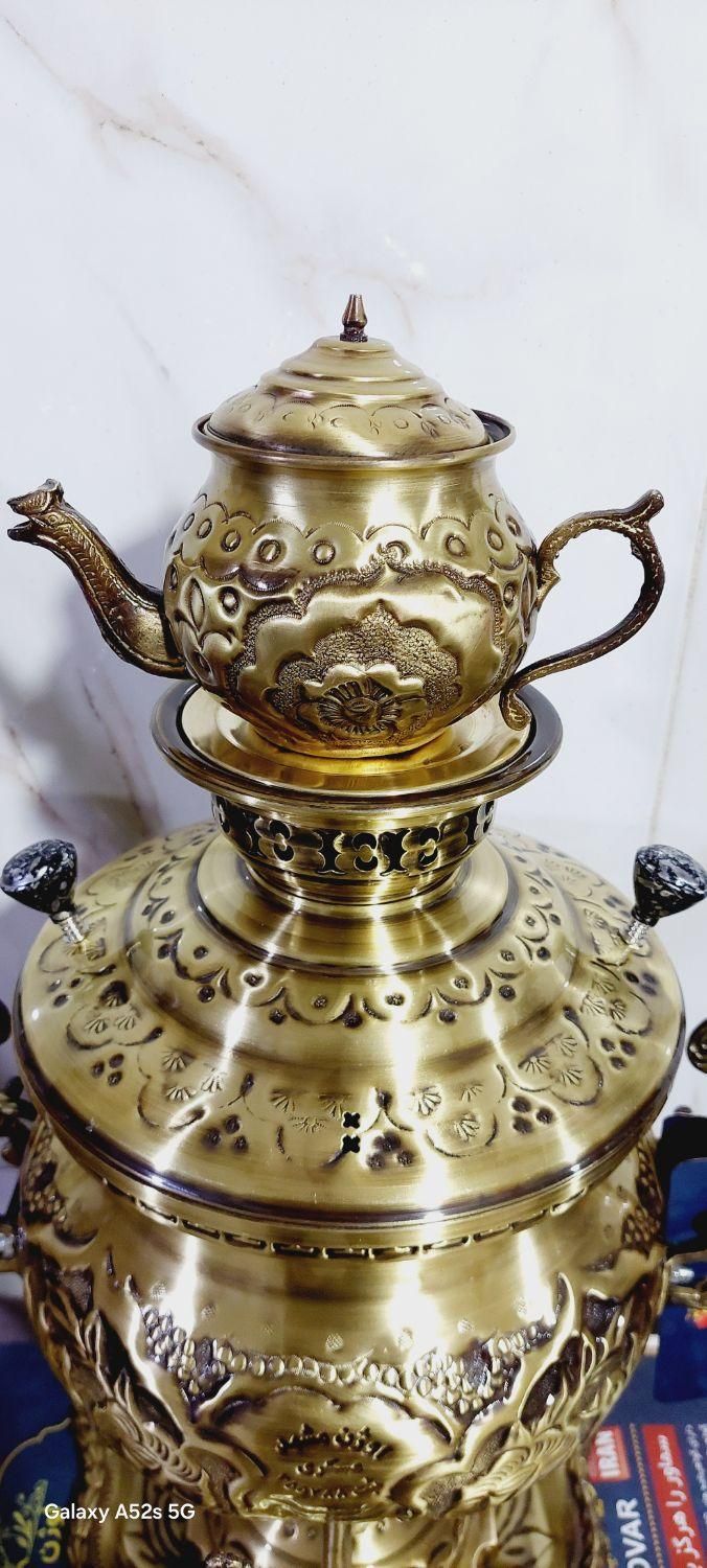 سماور مهسان/سماور ۸لیتری/سماور برنجی/سماور ورق۸دهم|سماور، چای‌ساز، قهوه‌ساز|مشهد, سیس‌آباد|دیوار