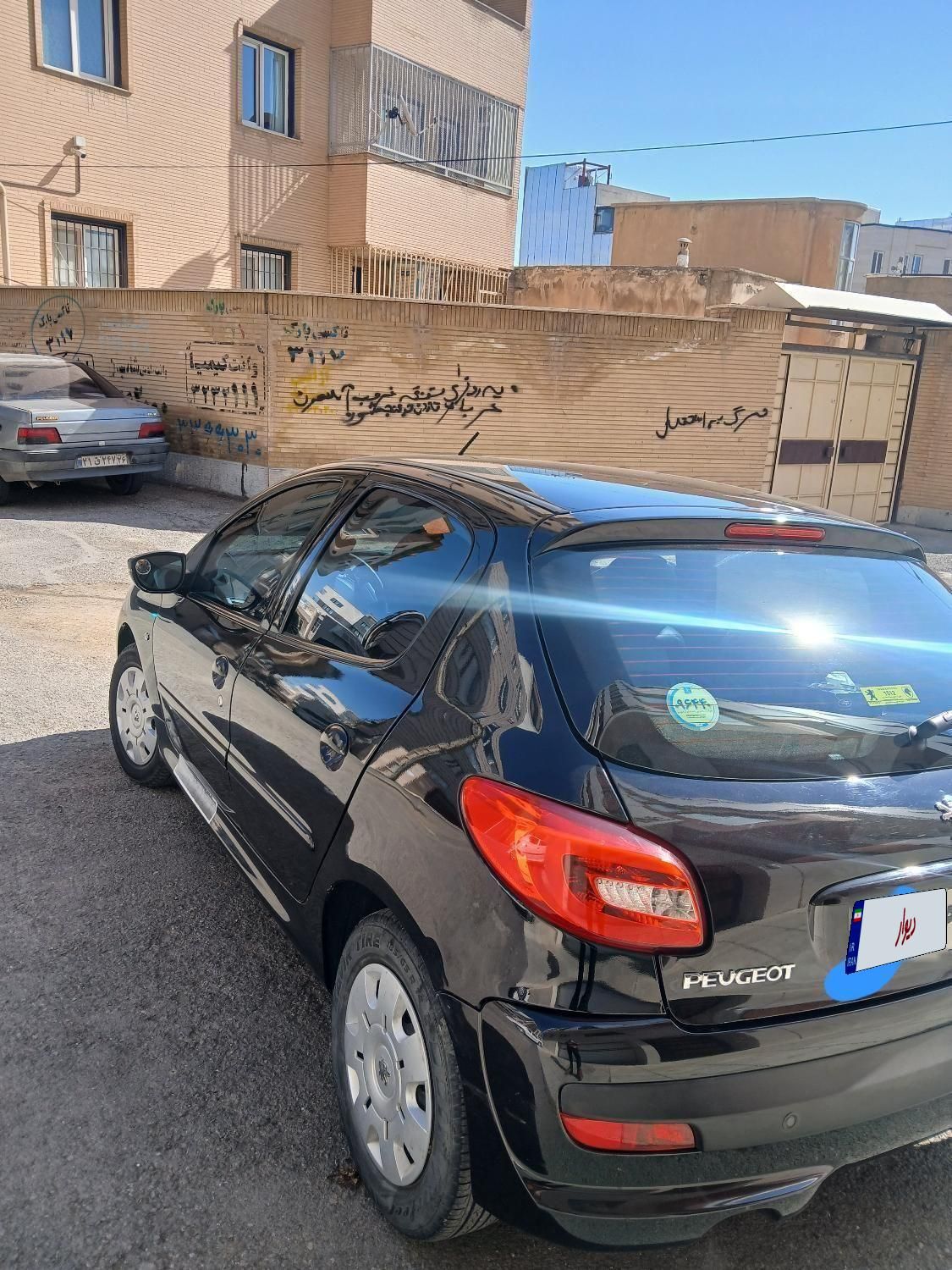 ۲۰۷ مدل ۱۴۰۰ مشکی  فرمان برقی سقف فلز موتور tu5|خودرو سواری و وانت|سنندج, |دیوار